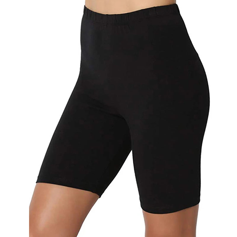 Women’s High-Waist Biker Shorts - Thin Fitness Summer Wear