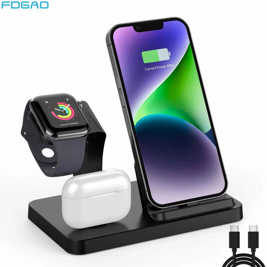 Apple 3-in-1 Fast Wireless Charger for iPhone & AirPods
