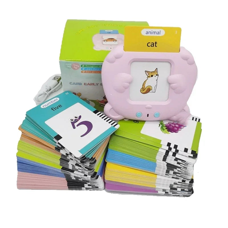 Kids Talking Flash Cards: Learn English, Spanish, French