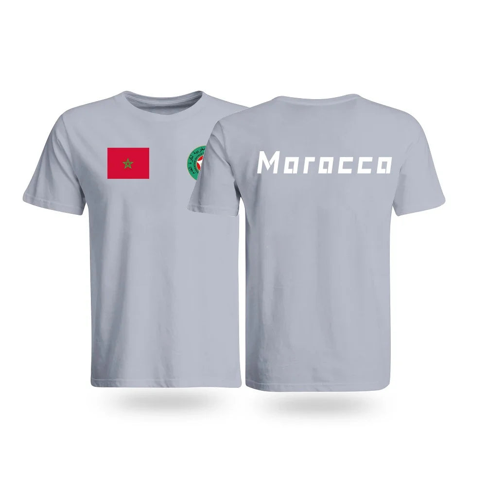 Moroccan Pride Retro Tee - Unisex Cotton T-Shirt