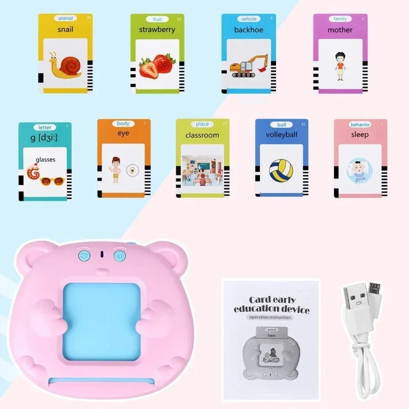 Kids Talking Flash Cards: Learn English, Spanish, French
