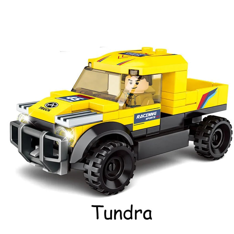 SLUBAN Girl Food Truck Building Blocks Toy Set