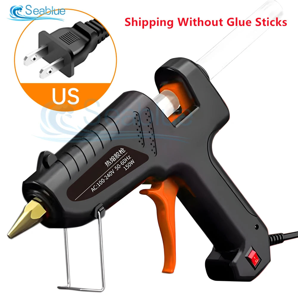150W Hot Melt Glue Gun - DIY & Industrial Use, 11mm Sticks