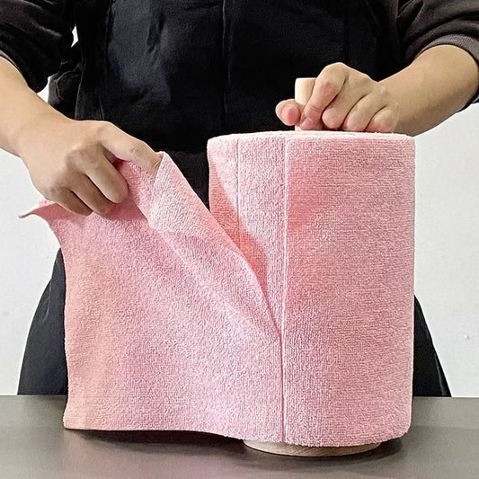 Reusable Microfiber Kitchen Cloth - 20 Sheet Roll