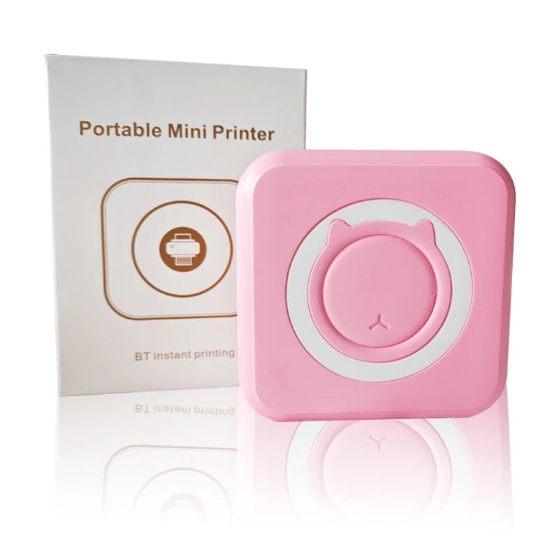 Portable Mini Thermal Printer BT 203dpi Photo Label