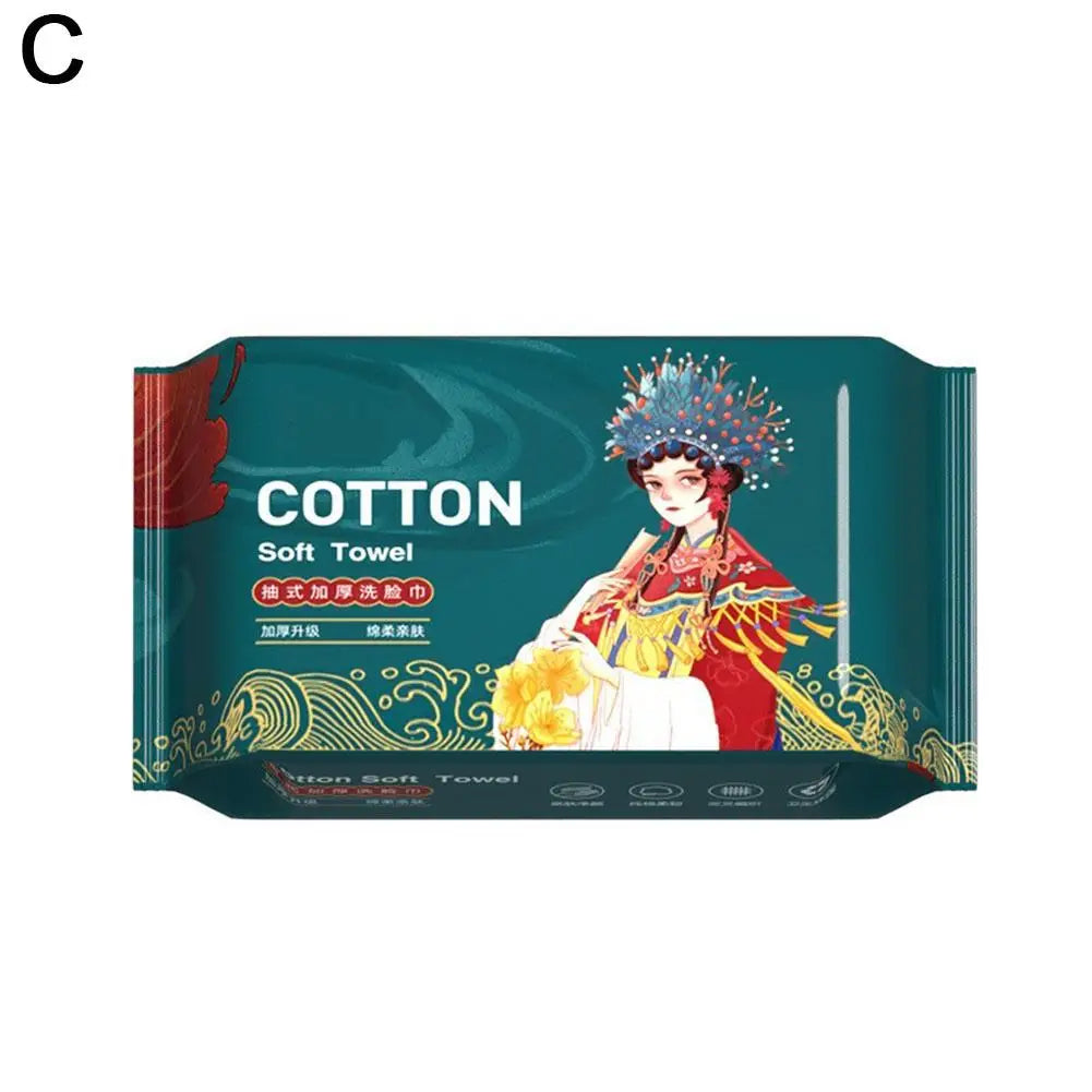 Disposable Cotton Face Towels - Soft & Extractable
