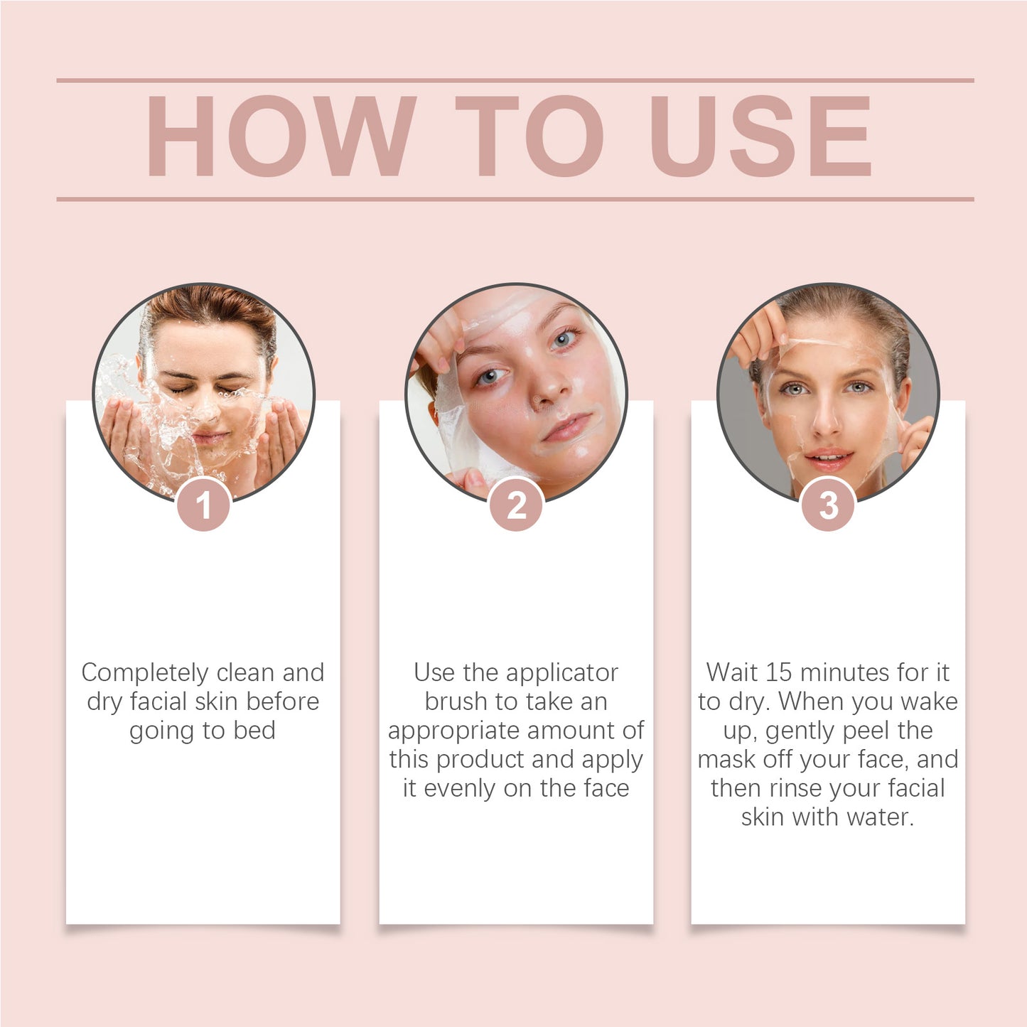 hoygi  Collagen Peel Off Mask Set - Deep Hydration Overnight Care