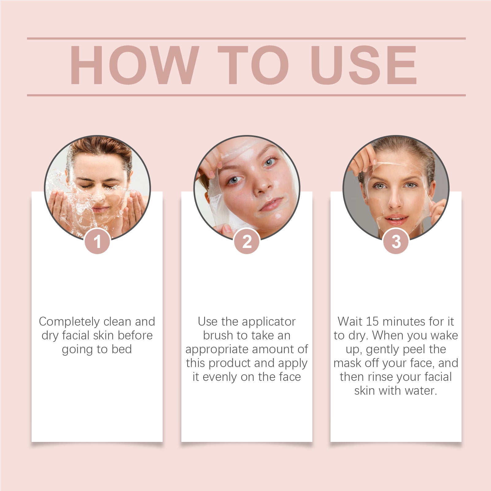 hoygi  Collagen Peel Off Mask Set - Deep Hydration Overnight Care