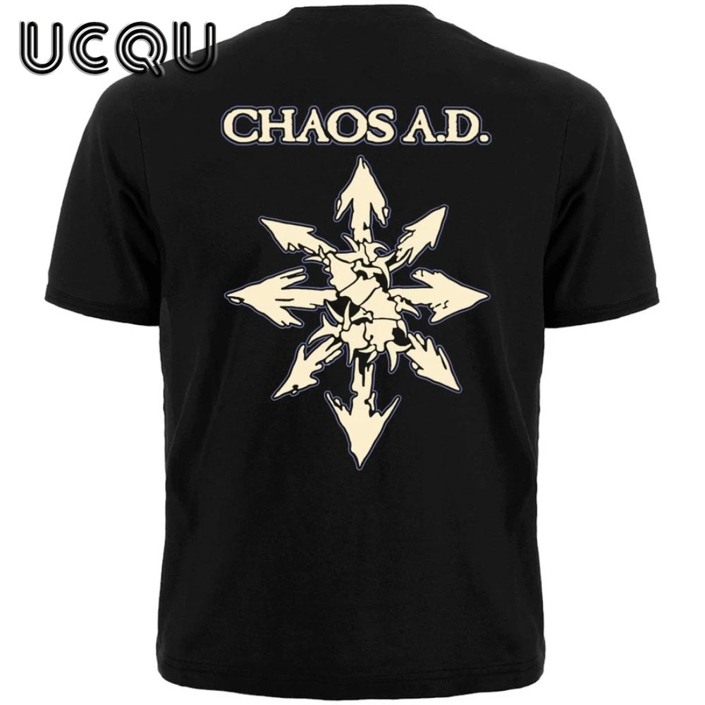 Chaos A.D. Sepultura T-Shirt - Retro Hip-Hop Rock Style