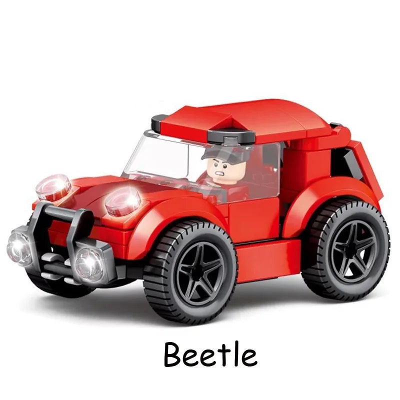 SLUBAN Girl Food Truck Building Blocks Toy Set