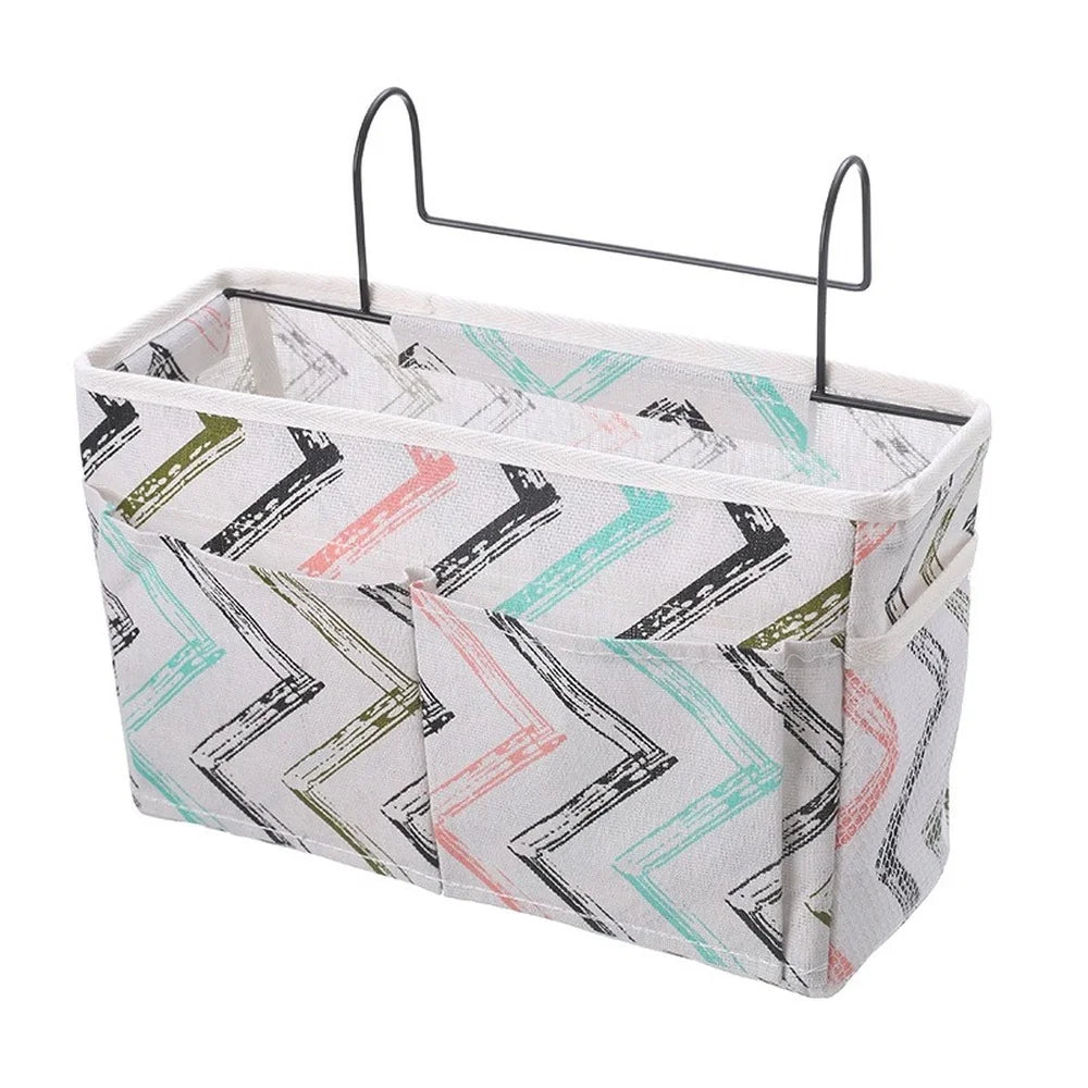 Baby Crib Organizer: Nappy Holder & Toy Storage Caddy