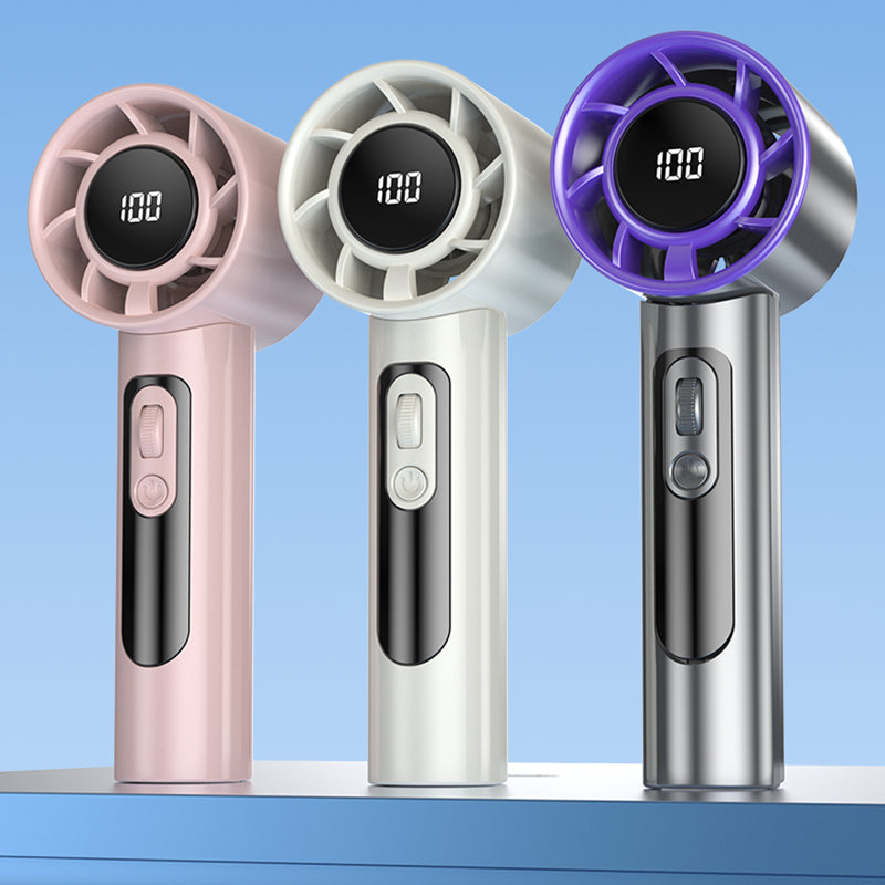 Xiaomi Portable Fan: 100 Speeds, USB Rechargeable, Mini Turbo