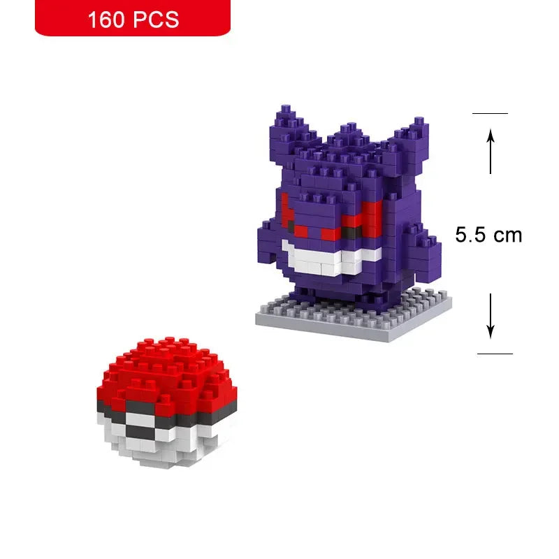 Pokemon Nanoblock Pikachu Set - 66pcs Educational Toy