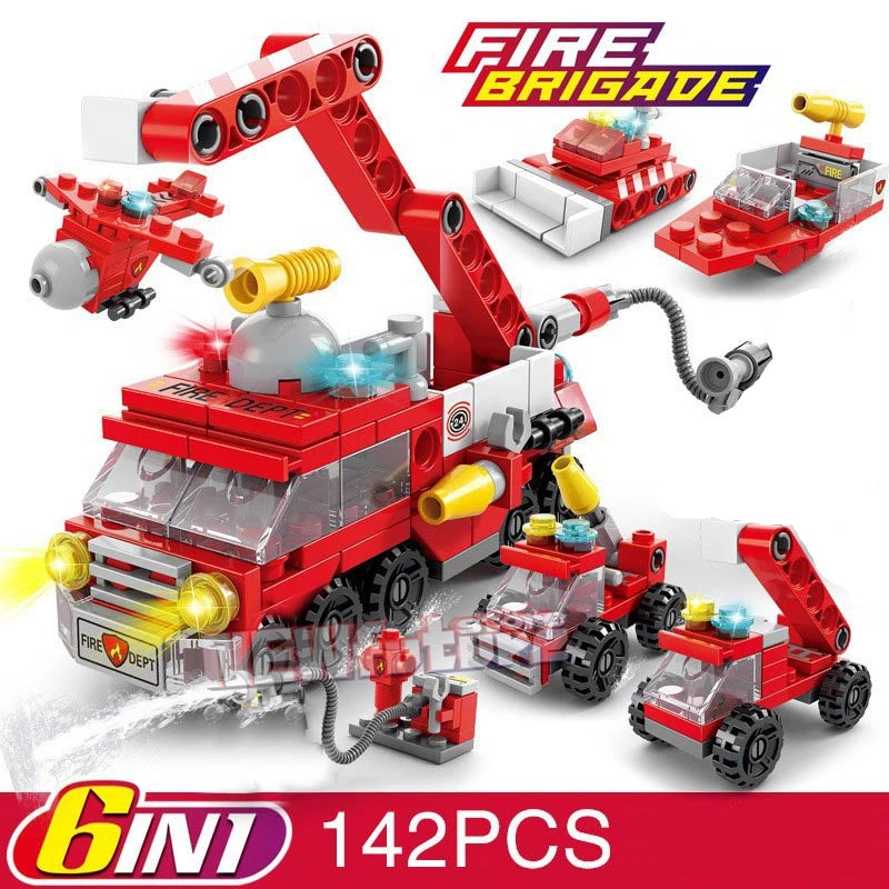 Engineering Cement Mixer & Loader Blocks Set - Police Edition