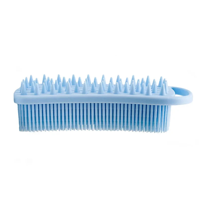Exfoliating Silicone Body Brush - 2-in-1 Bath & Scalp Massager