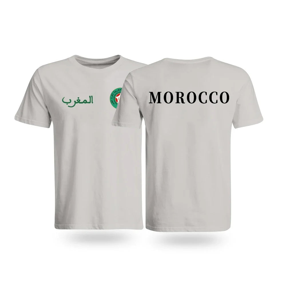 Moroccan Pride Retro Tee - Unisex Cotton T-Shirt