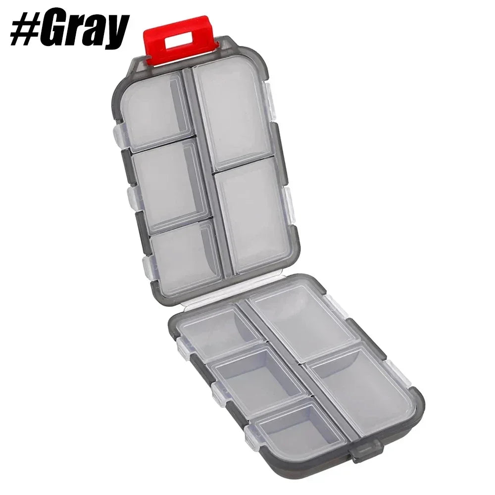 Travel Pill Organizer, 8 Compartments, Moisture-Proof Case
