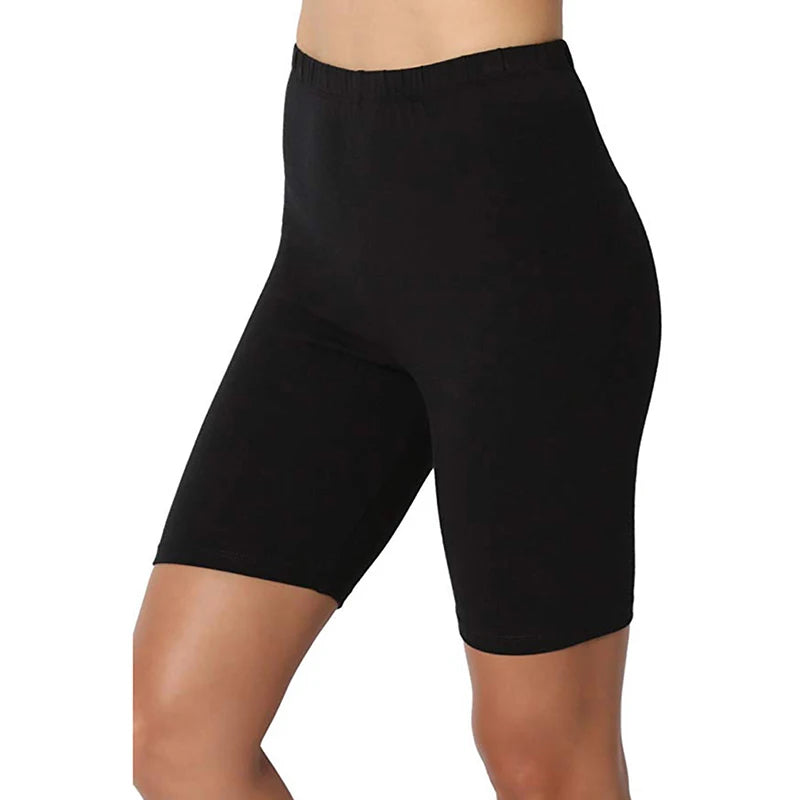 Women’s High-Waist Biker Shorts - Thin Fitness Summer Wear