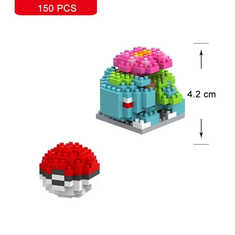 Pokemon Nanoblock Pikachu Set - 66pcs Educational Toy