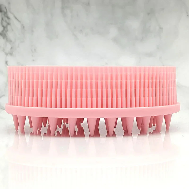 Exfoliating Silicone Body Brush - 2-in-1 Bath & Scalp Massager