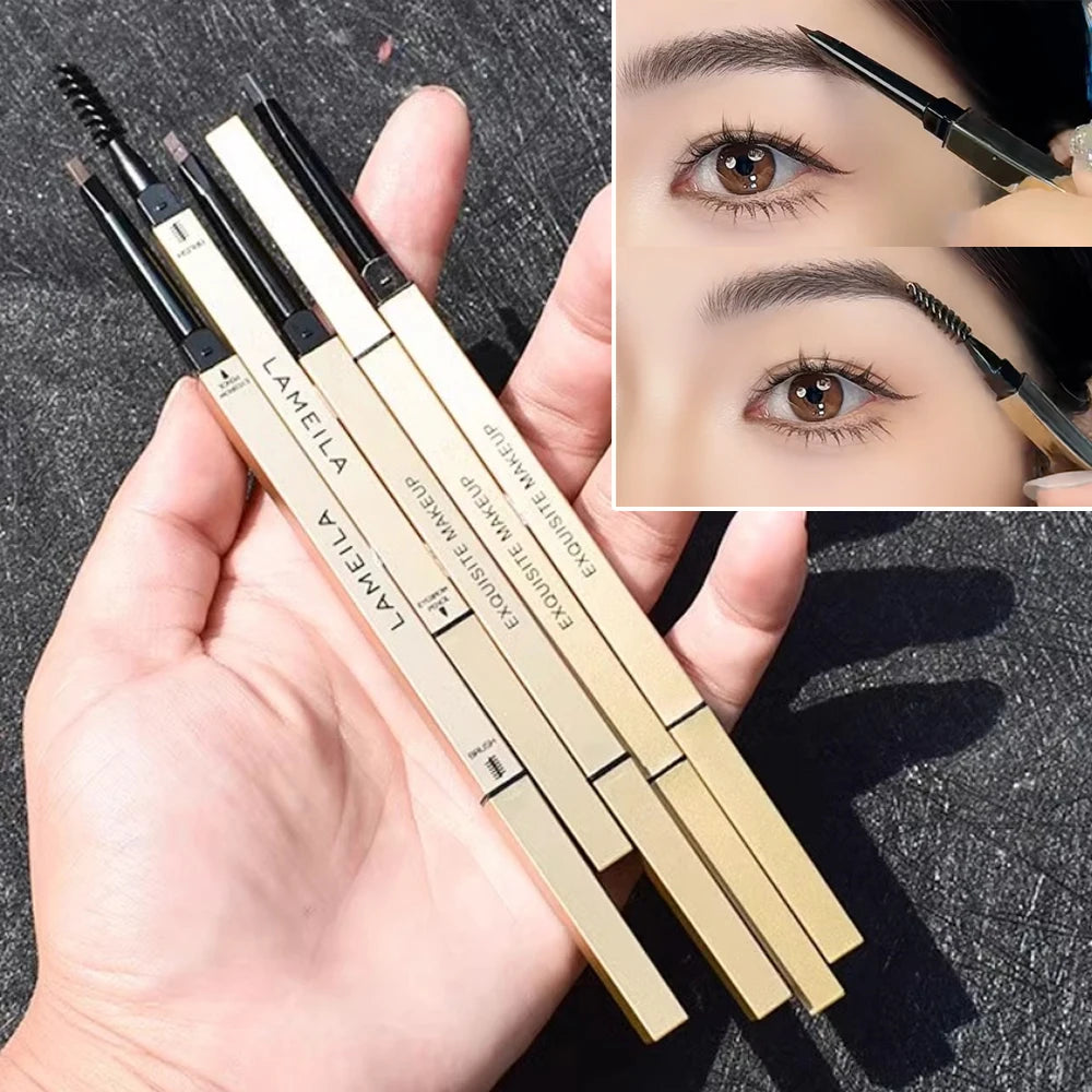 Waterproof Double Head Eyebrow Pencil - 5 Colors & Brush