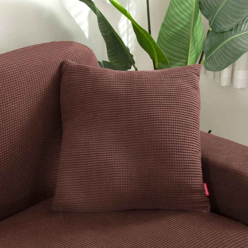 Solid Color Velvet Pillowcase - Sofa & Car Decor