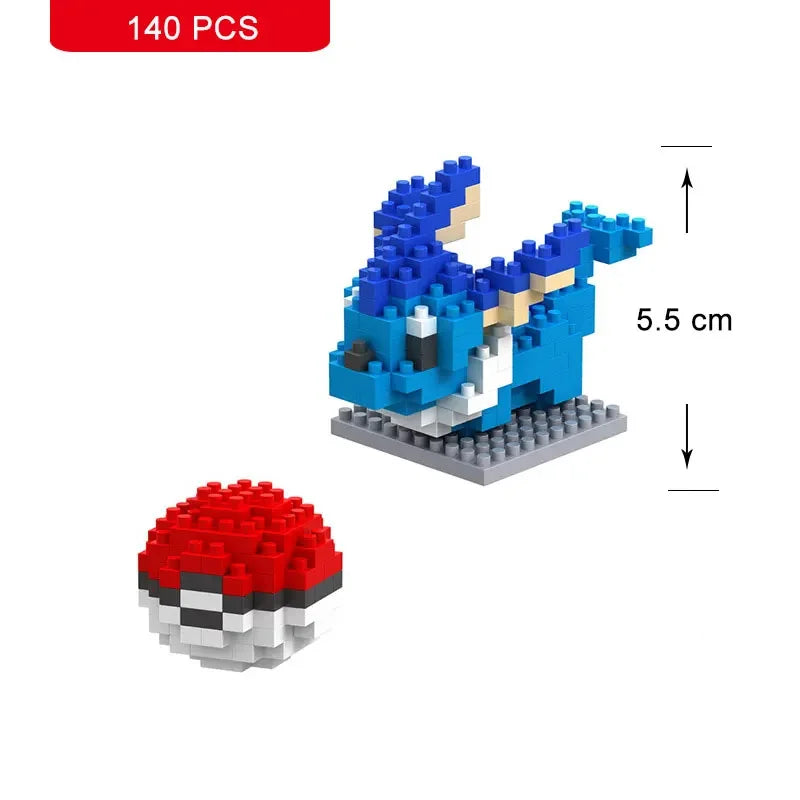 Pokemon Nanoblock Pikachu Set - 66pcs Educational Toy