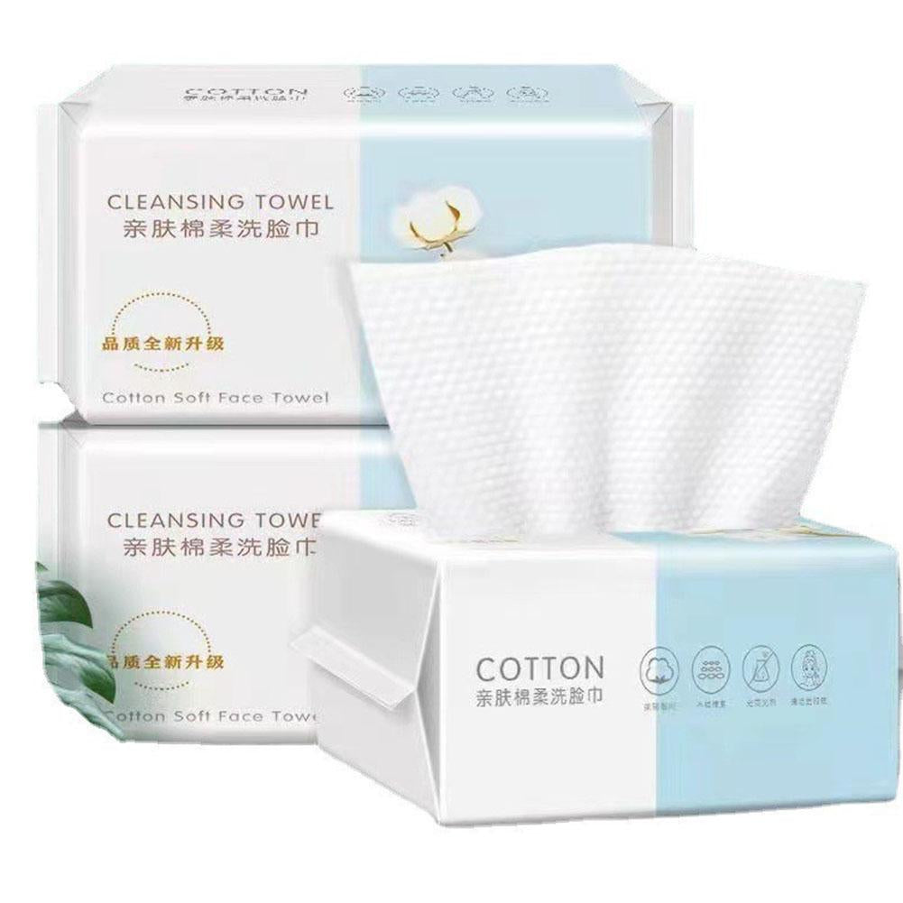 Disposable Cotton Face Towels - Soft & Extractable