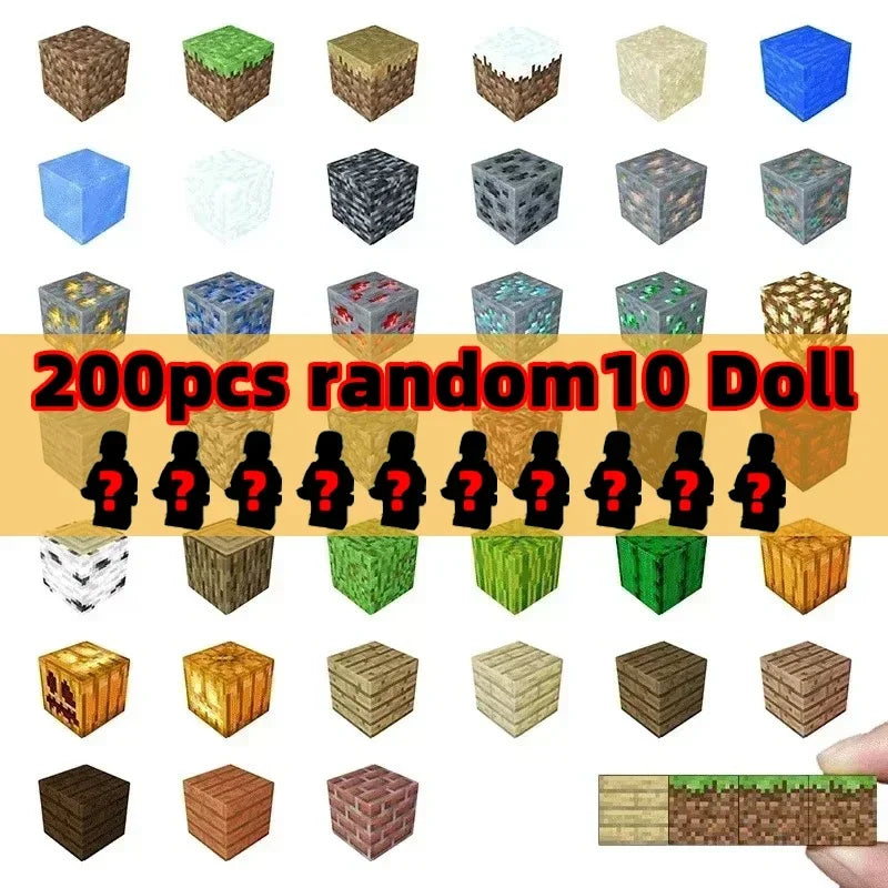 Magnetic Building Blocks STEM Montessori Set 10-200PCS
