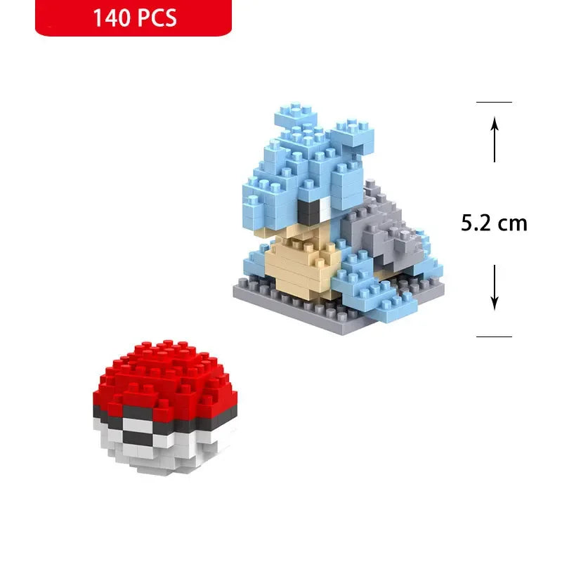Pokemon Nanoblock Pikachu Set - 66pcs Educational Toy
