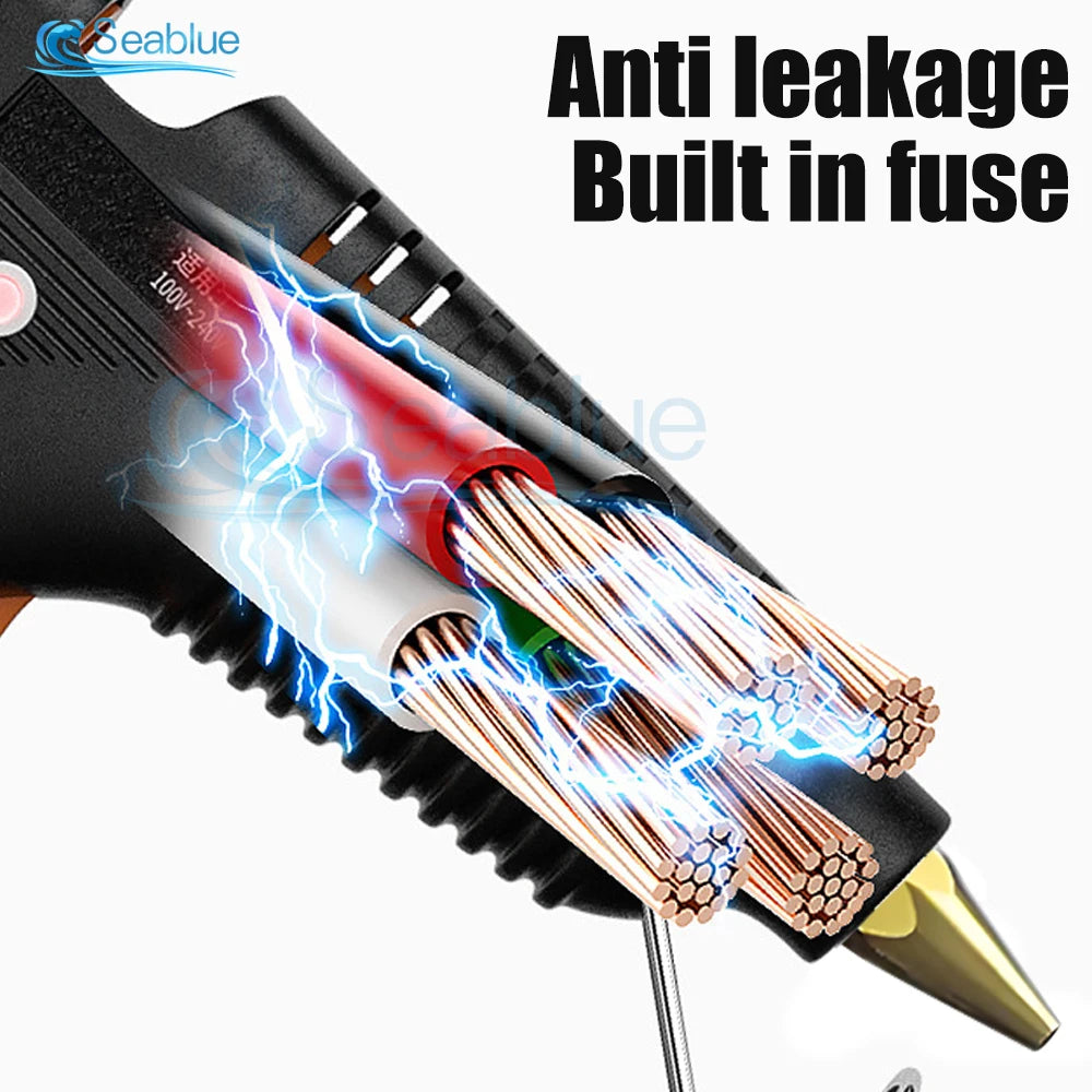 150W Hot Melt Glue Gun - DIY & Industrial Use, 11mm Sticks