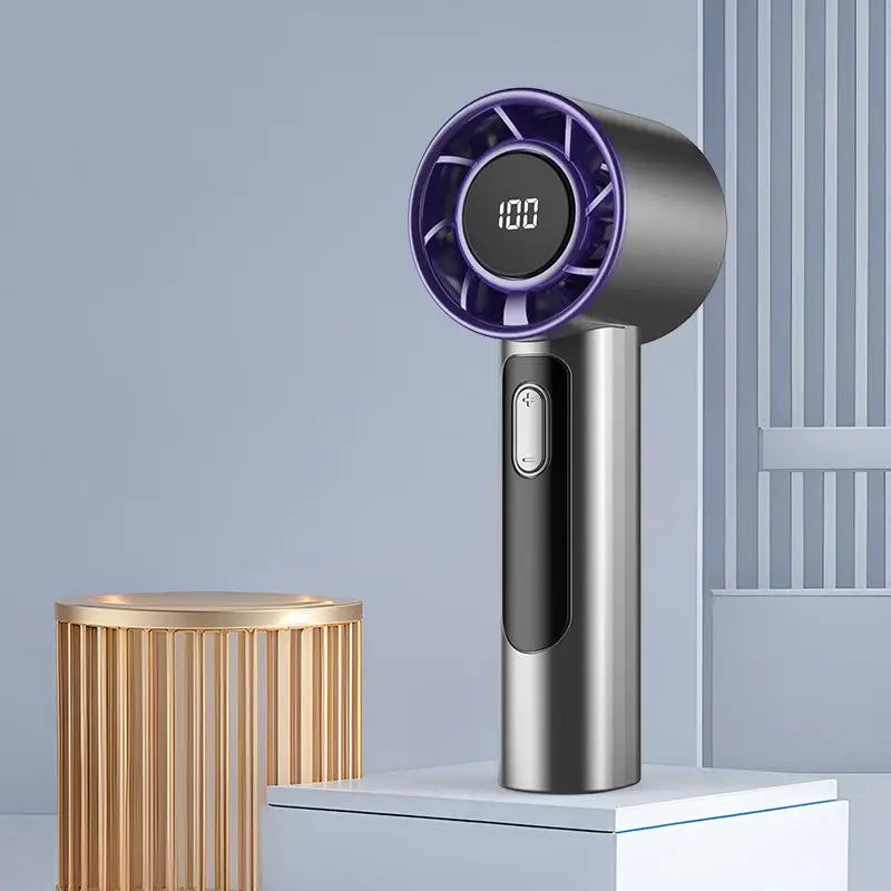 Xiaomi Portable Fan: 100 Speeds, USB Rechargeable, Mini Turbo