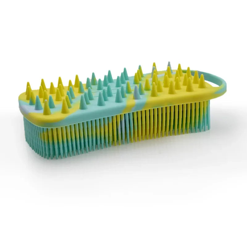 Exfoliating Silicone Body Brush - 2-in-1 Bath & Scalp Massager