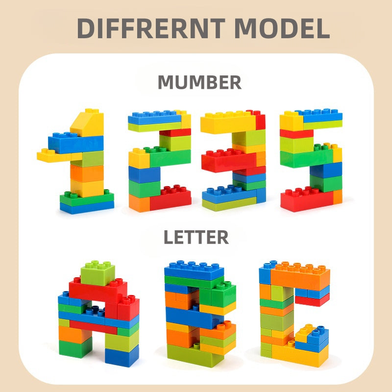 80PCS Colorful Building Blocks Set - Creative DIY Baby Toys