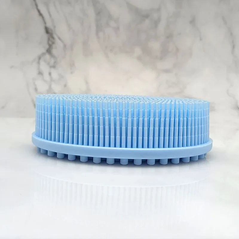 Exfoliating Silicone Body Brush - 2-in-1 Bath & Scalp Massager