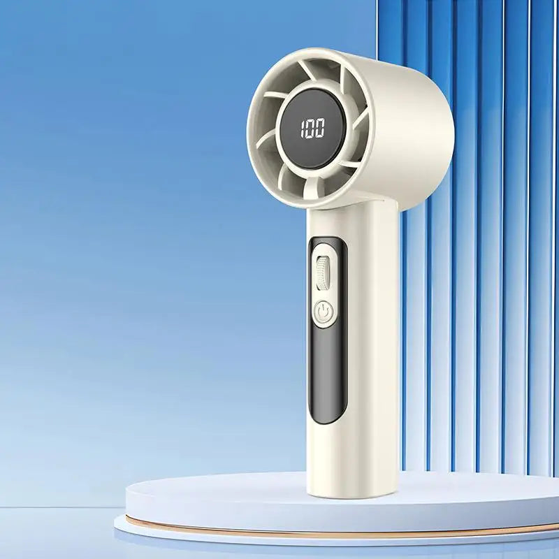 Xiaomi Portable Fan: 100 Speeds, USB Rechargeable, Mini Turbo
