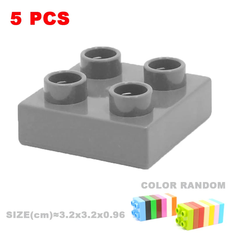 MOC Big Building Blocks - Duploes Compatible DIY Toys