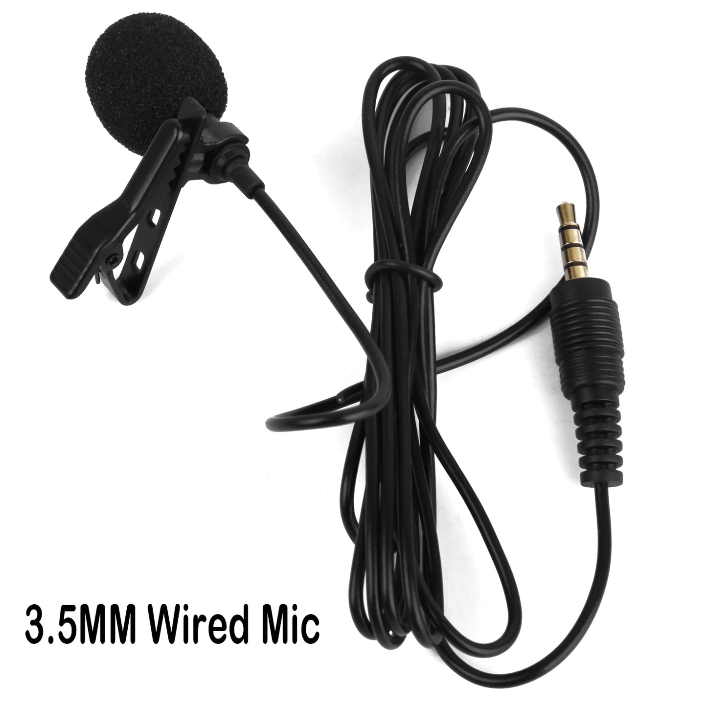 Wireless Lavalier Mic Bluetooth 5.0 for Camera & Smartphone