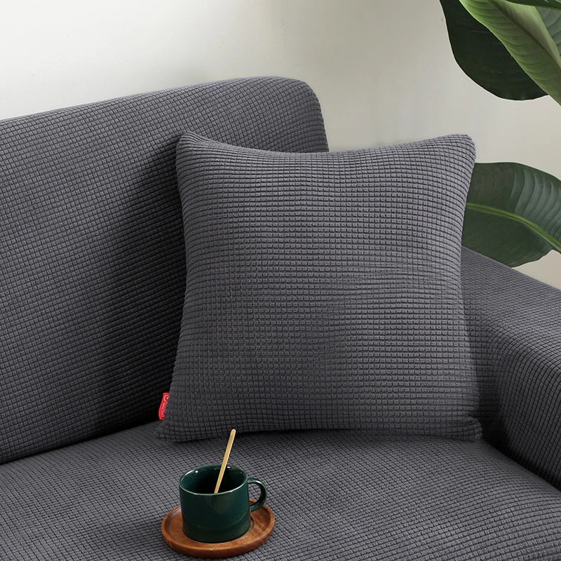 Solid Color Velvet Pillowcase - Sofa & Car Decor