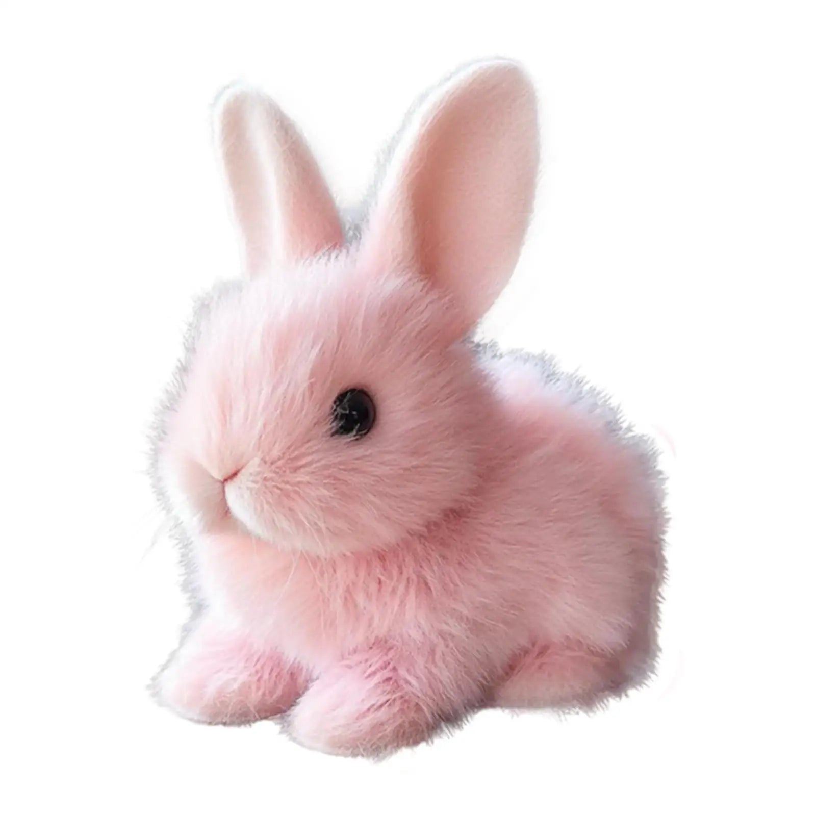 Plush Bunny Toy - Interactive Electric Feeding Carrot Doll