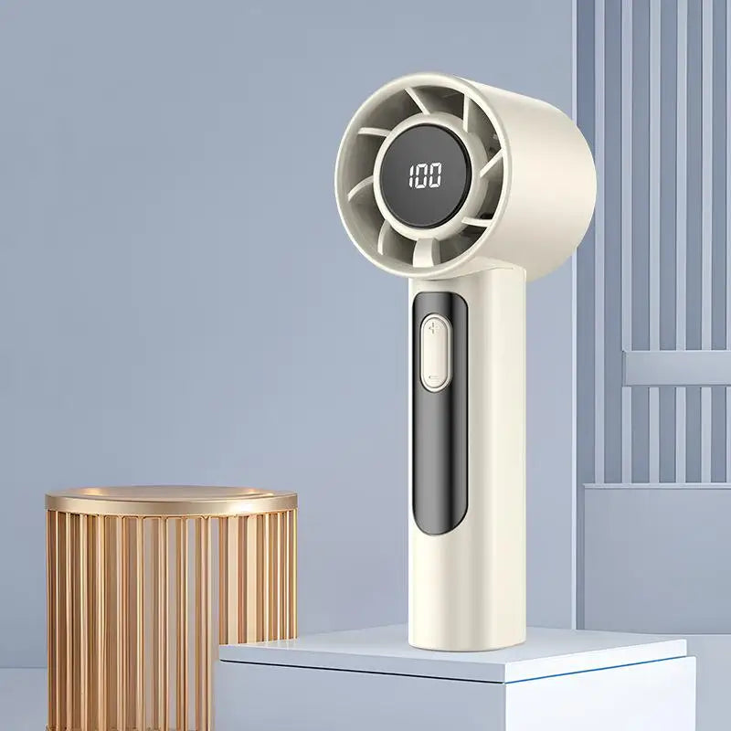Xiaomi Portable Fan: 100 Speeds, USB Rechargeable, Mini Turbo