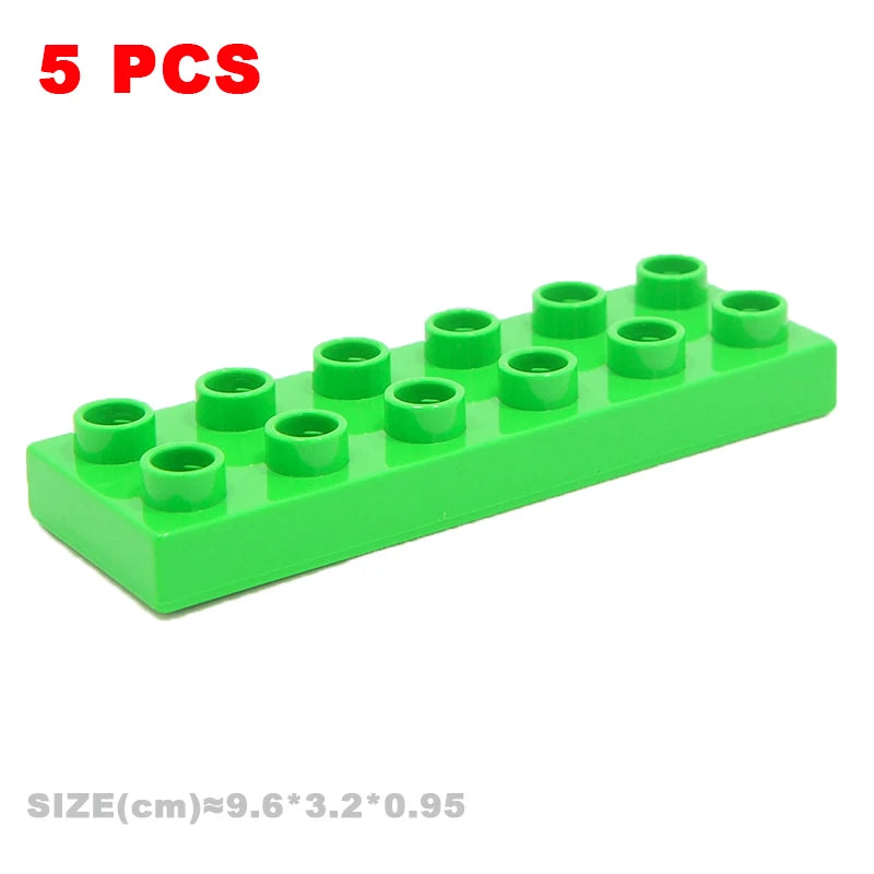 MOC Big Building Blocks - Duploes Compatible DIY Toys