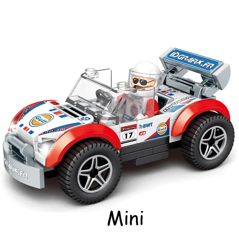 SLUBAN Girl Food Truck Building Blocks Toy Set
