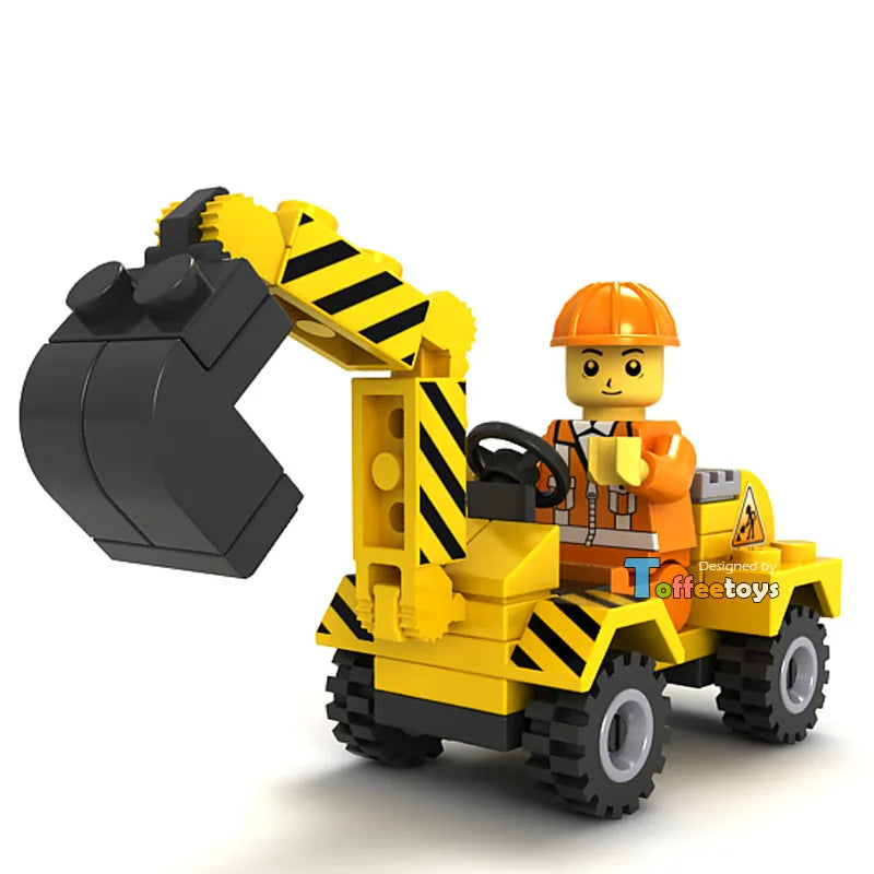 SLUBAN Girl Food Truck Building Blocks Toy Set