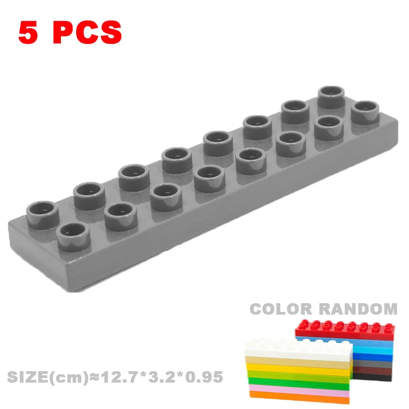 MOC Big Building Blocks - Duploes Compatible DIY Toys