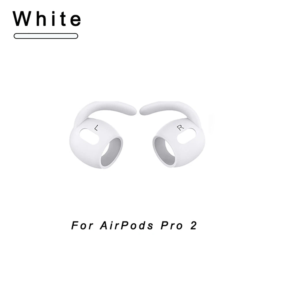 AirPods Pro 2 Ear Hooks: Anti-Slip Silicone Covers