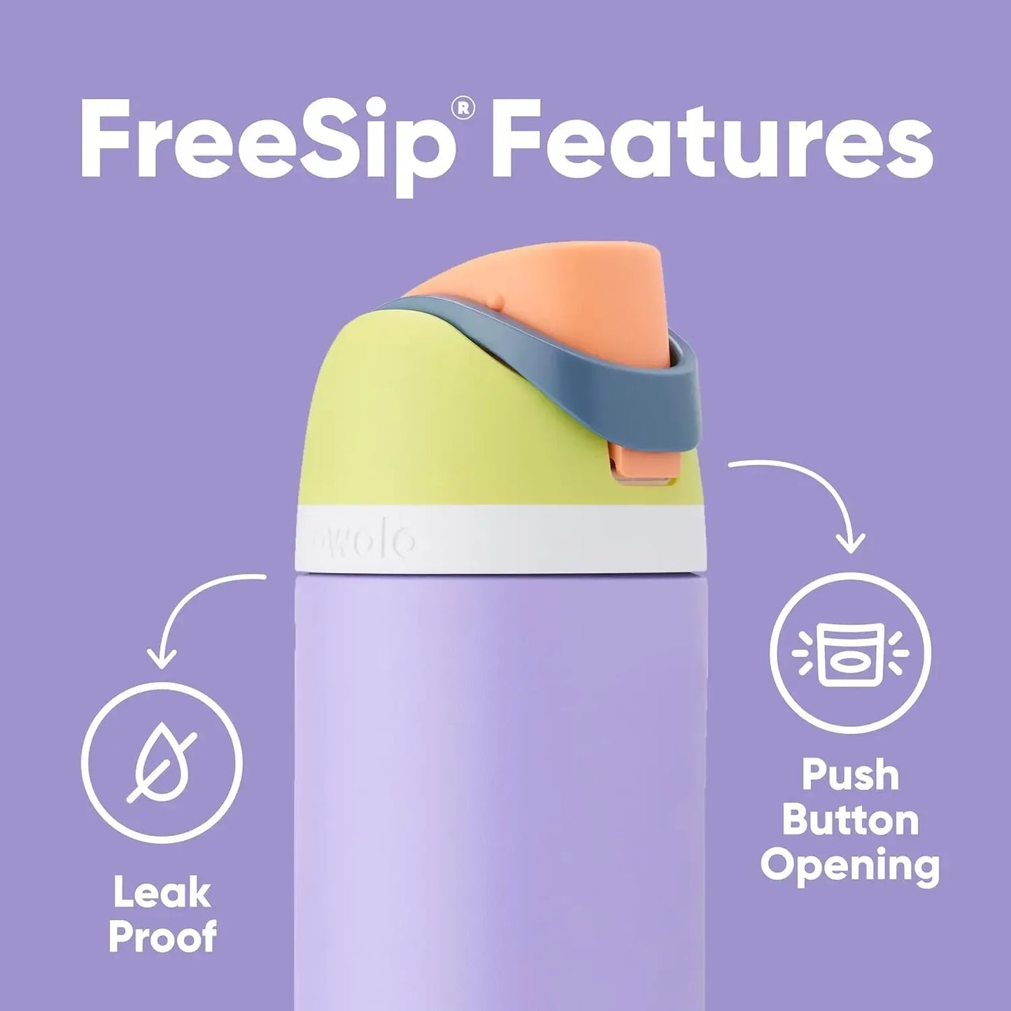 Owala Insulated Stainless Steel Water Bottle with Straw 24/32Oz