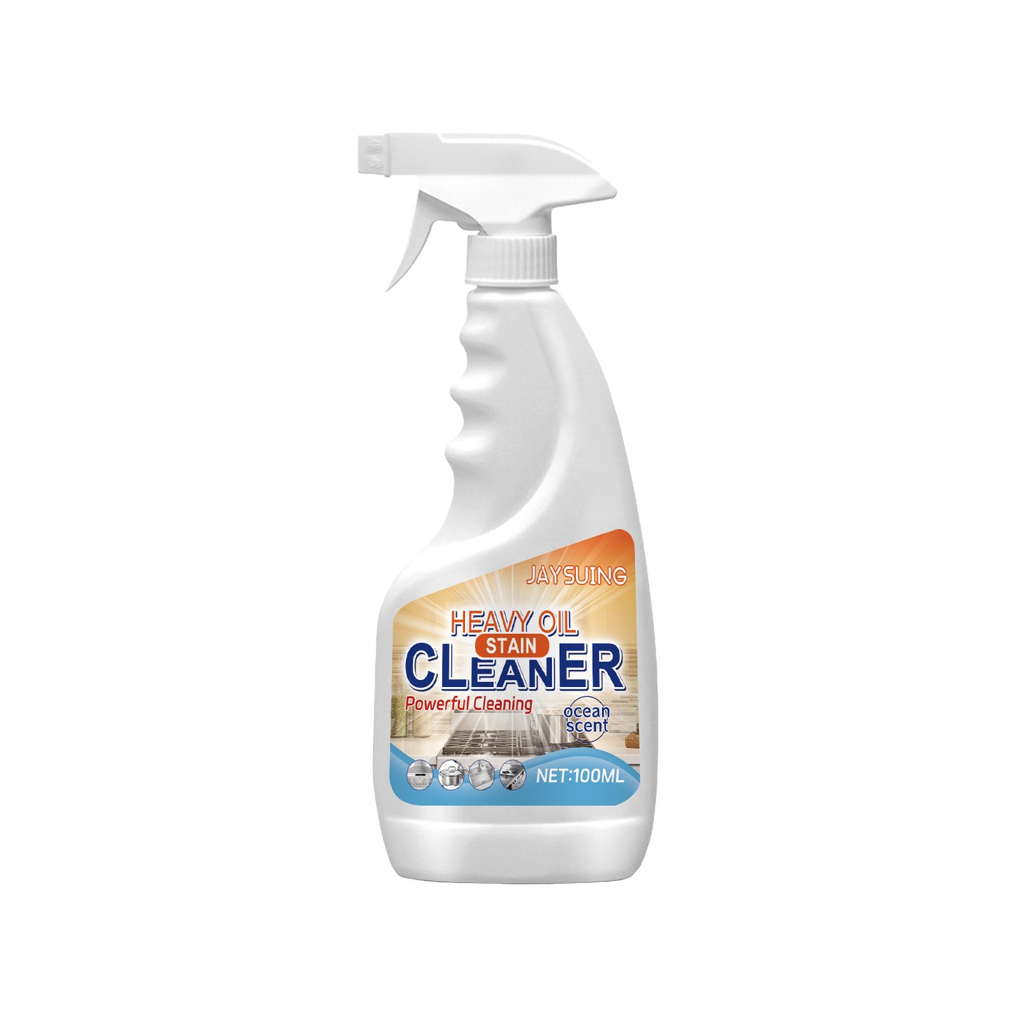 Heavy Oil Stain Remover Spray for Kitchens & Grills