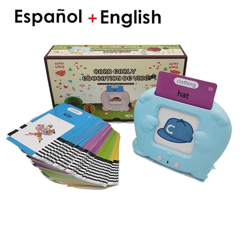 Kids Talking Flash Cards: Learn English, Spanish, French