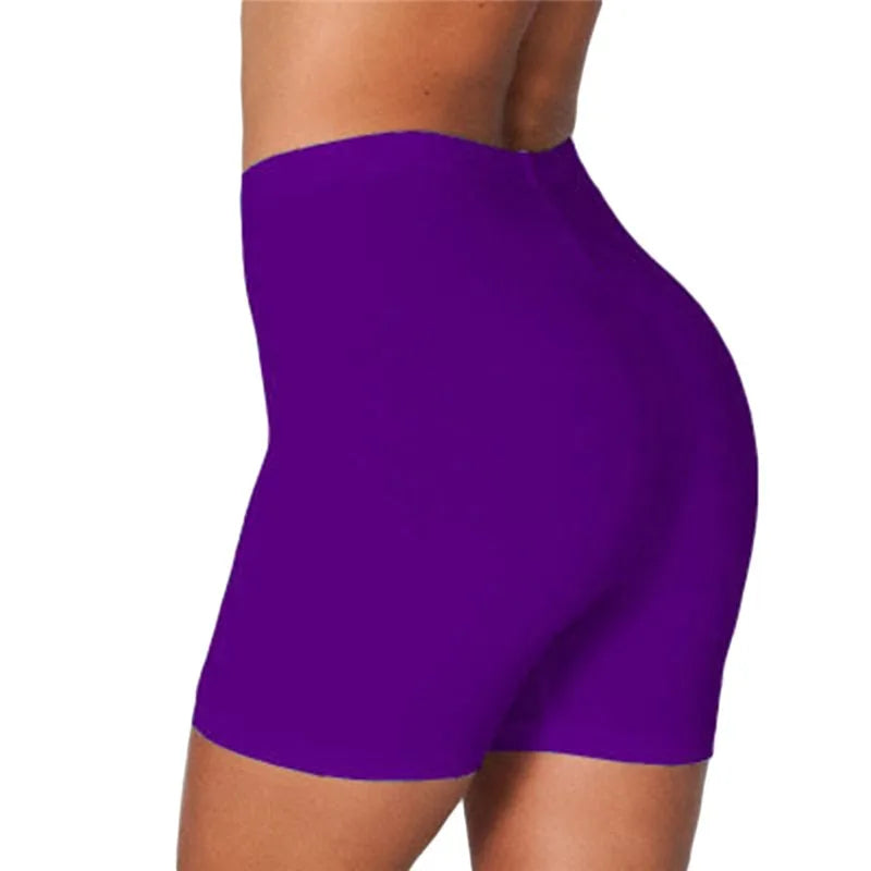 Women’s High-Waist Biker Shorts - Thin Fitness Summer Wear